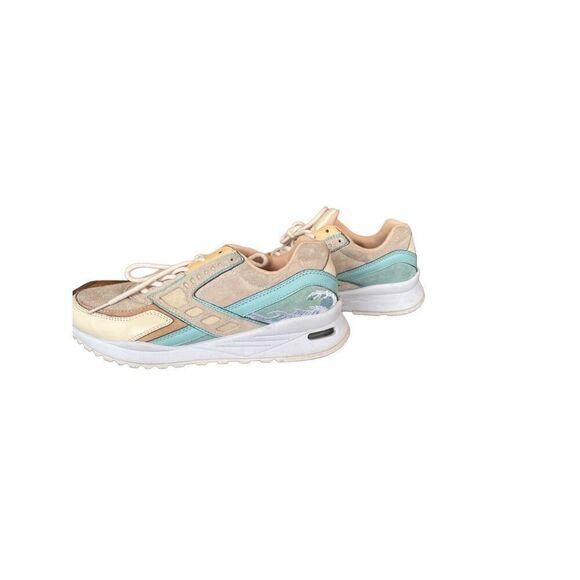 Brooks Mens Pink Dolphin Regent Cream Wave Lace Up Athletic Sneakers Size 7 main image 5